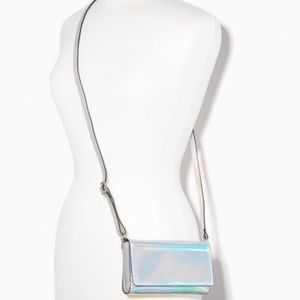 Holography iridescent crossbody purse bag holo